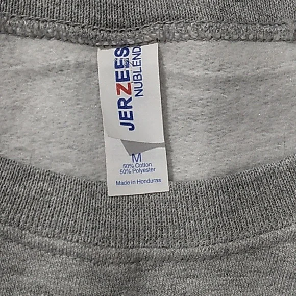 Jerzees‎ Size Medium Gray Fort Myers Beach Florida Sweatshirt - Picture 3 of 6